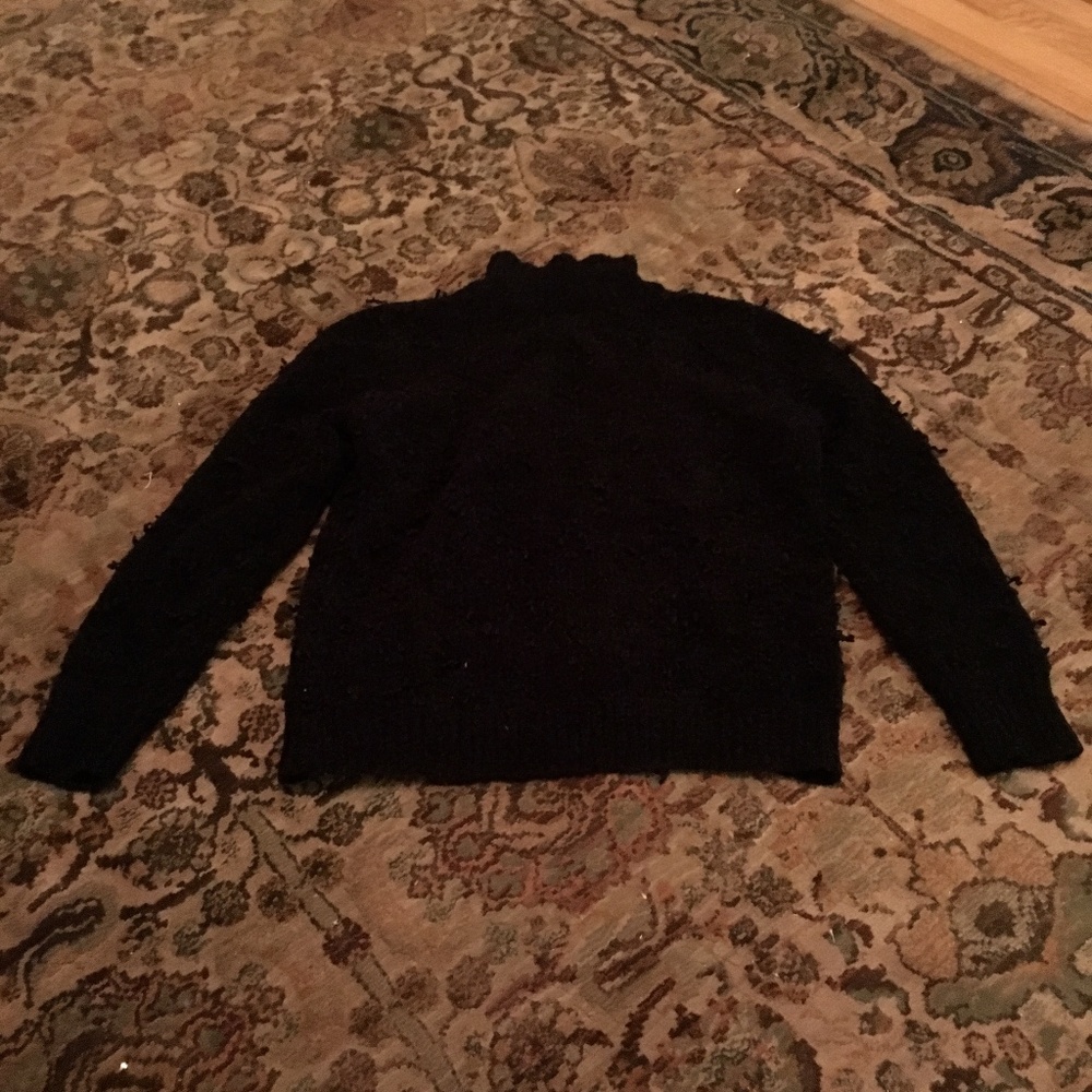 Cozy Black Turtleneck Sweater 🖤